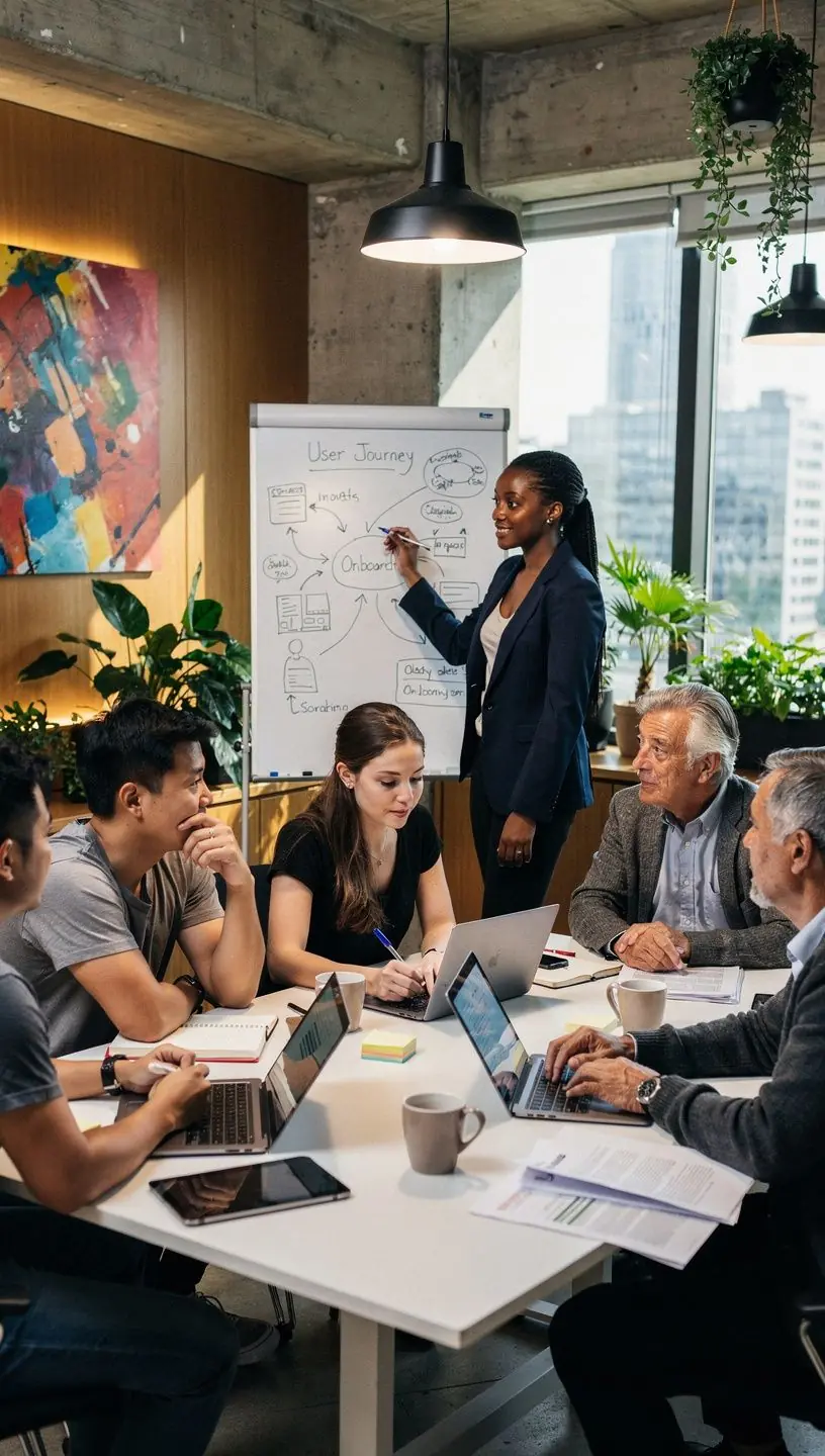 Modern office environment